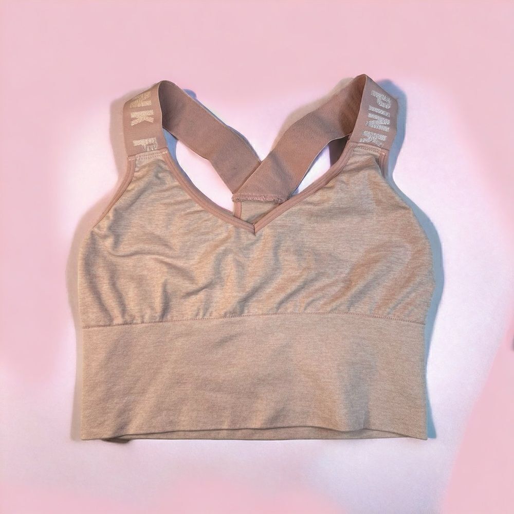 Victoria's Secret PINK Light Blush Pink Racerback Sports Bra - Picture 2 of 11